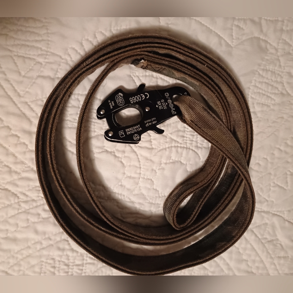 Heavy Duty Large Camo Dog Leash With Frog Clamp